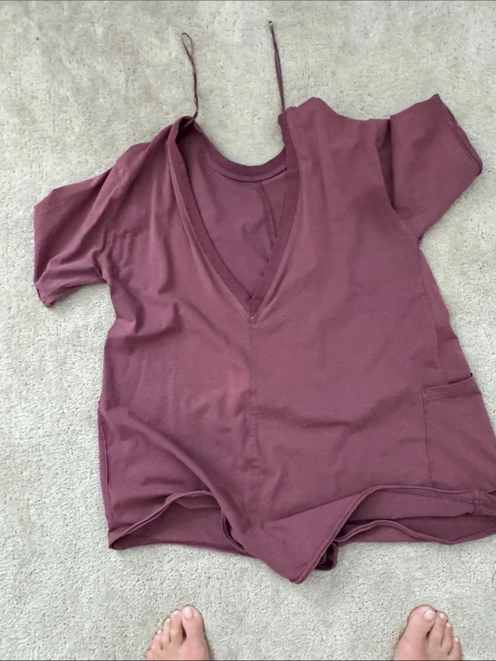 Free People Mauve romper